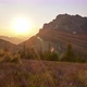 Spring Mountain Scenery at Sunset a Majestic Rocky Mountain in the Forests of the National Park - VideoHive Item for Sale