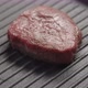 Slow Motion Handheld Shot of Beef Steak Cooking on Iron Grill Pan - VideoHive Item for Sale