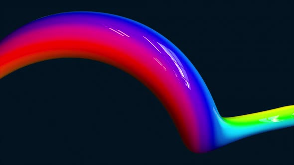 Twisted Multicolored Shape