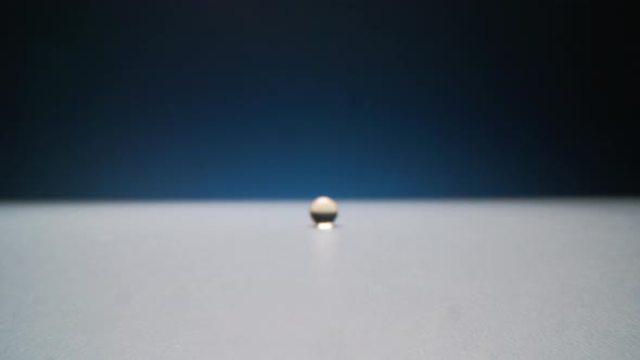 Single Hydrogel Bead On Isolated Surface