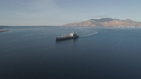 Sea Bay Cargo Ships