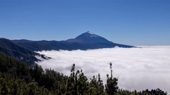 Sea of Clouds at El Teide in Tenerife Canary Islands