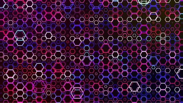 abstract background hexagonal geometric shapes design