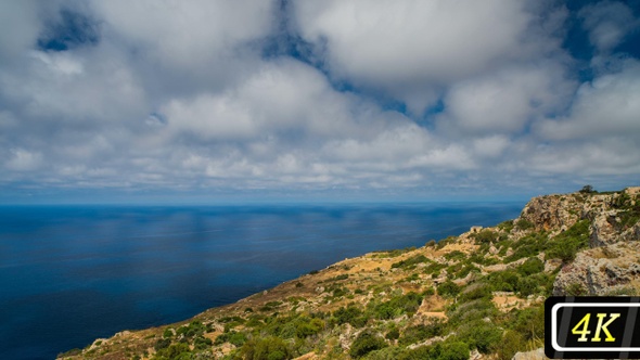 Maltese Landscape with Dingli Cliffs
