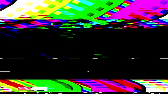 Glitch TV Static Noise