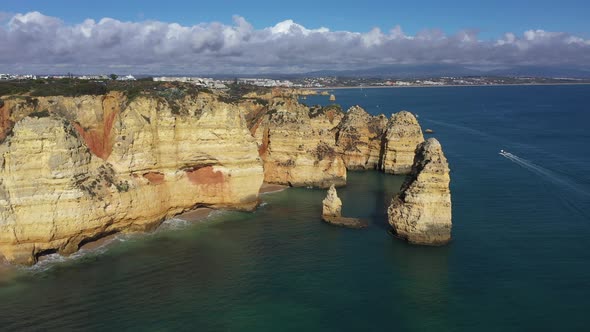 Ponta da Piedade with cliffs, Algarve, Portugal