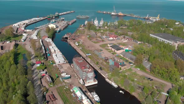 the Old Seaport is a View From Above