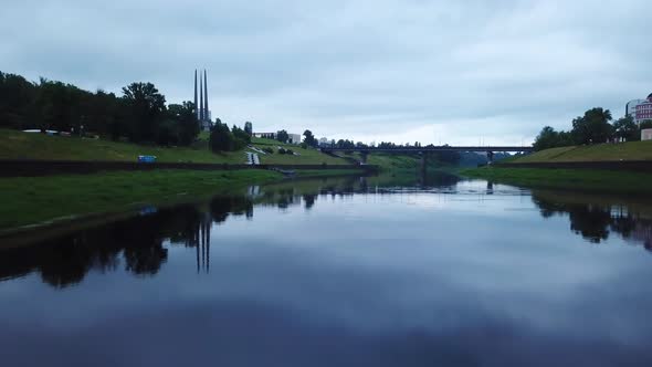 Western Dvina River And The City Of Vitebsk 02
