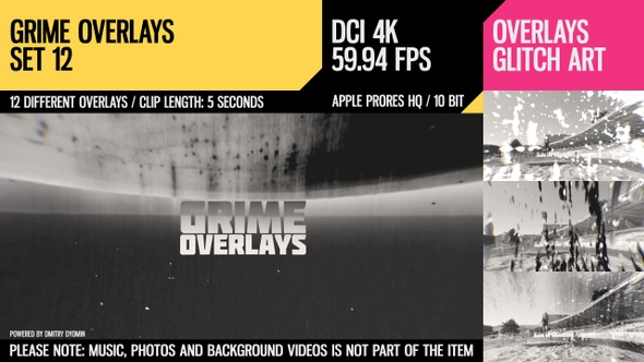 Grime Overlays (4K Set 12) alt