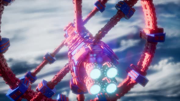 Highly Detailed Huge Spaceship alt