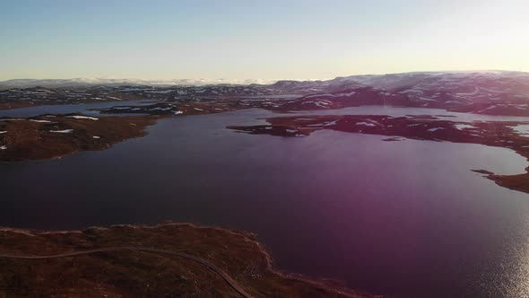 Hardangervidda Mountain Plateau Landscape, Norway