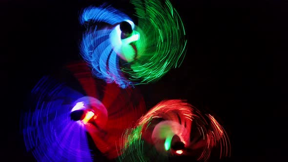 Dancing Girls in LED Costume