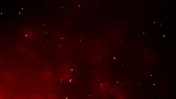 Fire Particles and Sparks Background