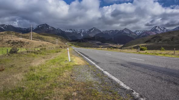 Road to Arthurs Pass New Zealand