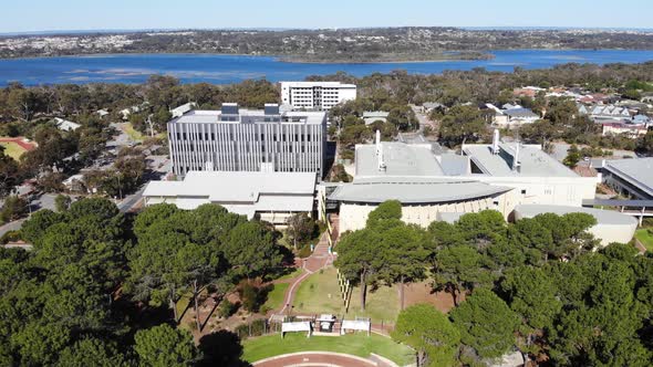 Aerial View of a University Campus in Australia