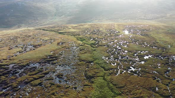 The Beautiful Farscallop Mountain in the Derryveaghs in County Donegal  Ireland