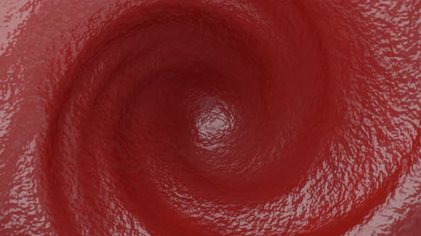 Tomato Sauce Surface Swirl 4K alt