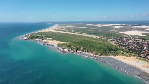 Jericoacoara Brazil. Tropical scenery for vacation travel at northeast Brazil.