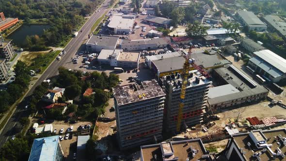 City Development Apartment Construction Site