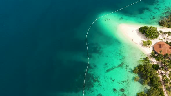 Tropical Island with Beach