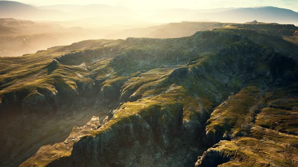 Typical Landscape of the Iceland Green Hills