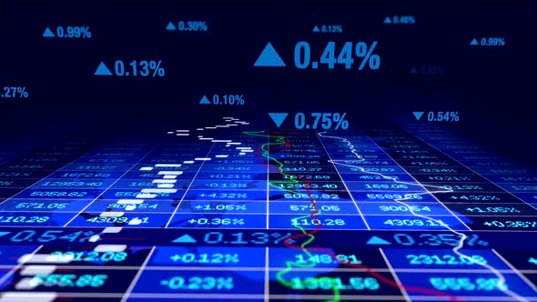 Stock Exchange Corporate Business Data Numbers Infographic