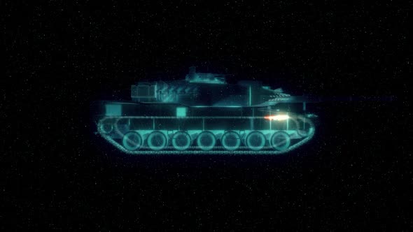 Detailed Tank Hud Hologram Hd