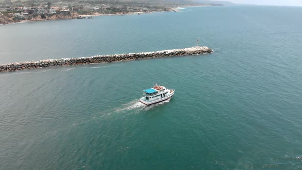 Boat in Newport Bay