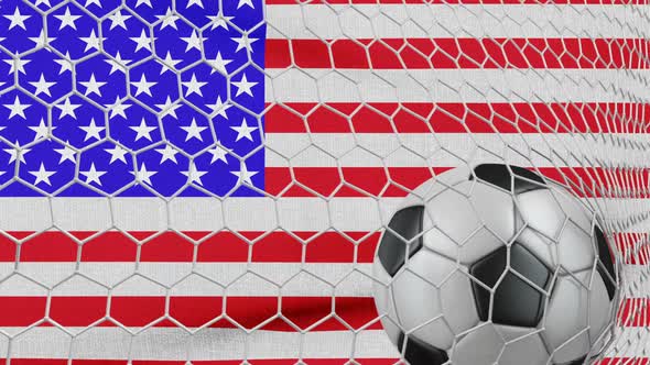 Ball And Usa Flag alt