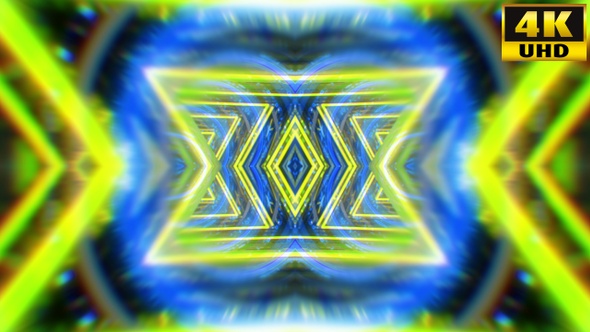Abstract Kaleidoscope Vj Loops V16