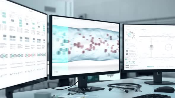 Advanced Software For Medical Examination Starts Analysis Of Blood Circulation alt