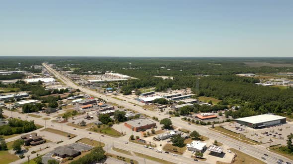 Aerial Drone Footage Morecity North Carolina Usa