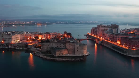 Aerial view of Taranto