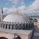 Aerial View of Hagia Sophia Mosque in Istanbul  - VideoHive Item for Sale