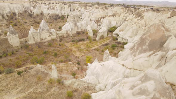 Aerial View Cappadocia Landscape