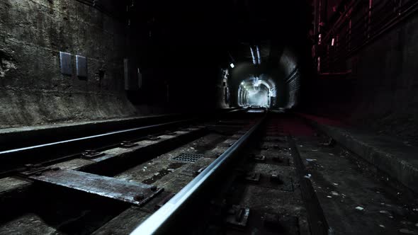 Deep Metro Tunnel Under Construction