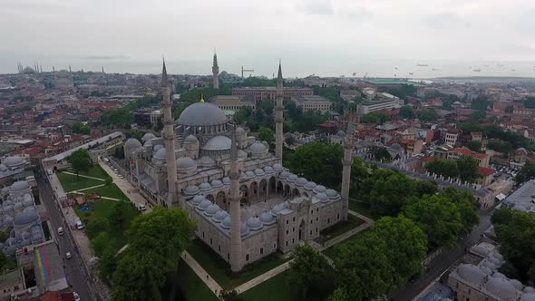 Suleymaniye Mosque Drone Video