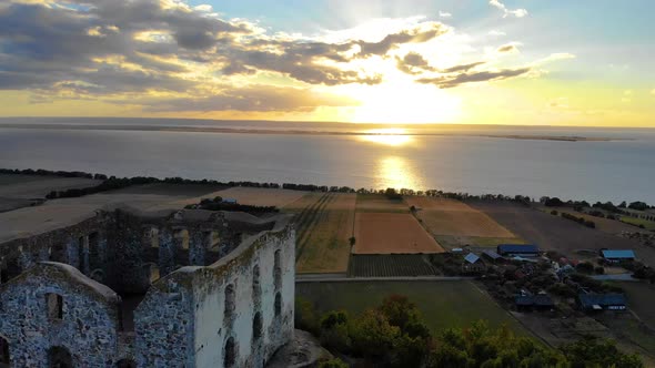 Drone footage over Brahehus castle in Sweden!