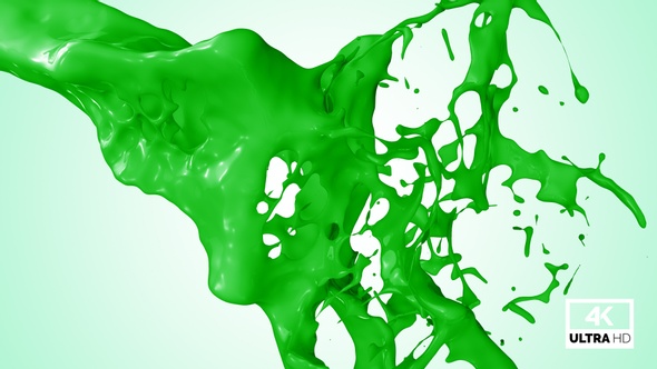 Splash Of Green Paint V2