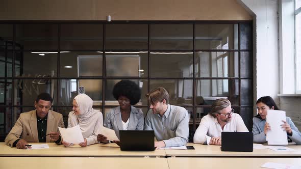 Business team working in the office