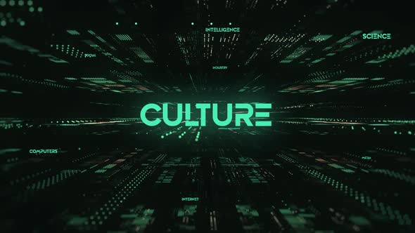 Sci Fi Digital Data Word Culture alt