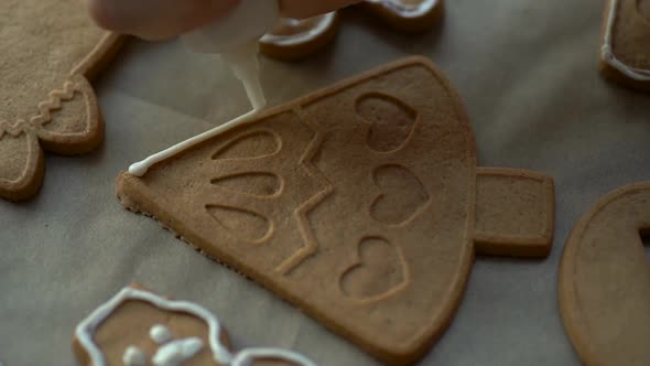 Christmas Gingerbread Cookies Cooking for Holiday