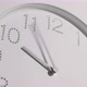 Dotted White Clock Face on Wall All Day - VideoHive Item for Sale