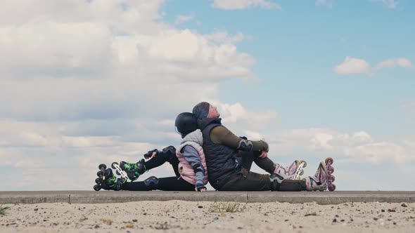 Roller Skating Outdoors