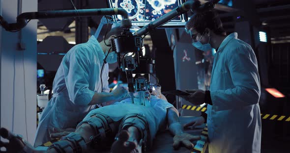 Laboratory Assistants Conduct an Autopsy of a Space Alien Special Equipment Works