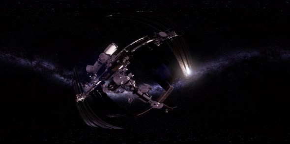 ISS in Virtual Reality 360 Degree Video alt
