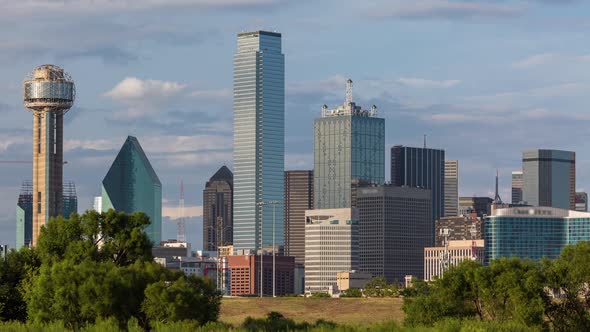 Dallas, Texas Skyline Cloudscape Day