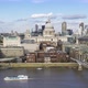  Aerial View of London City, with St Paul's Cathedral and Millennium Bridge - VideoHive Item for Sale