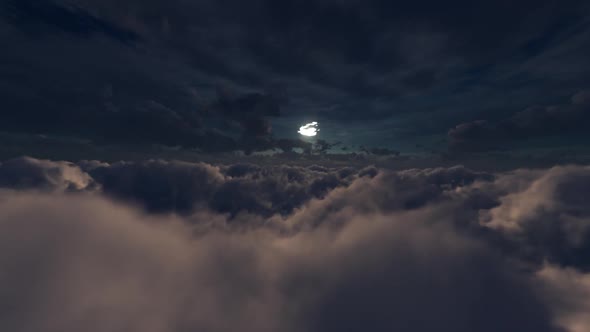 Flying Through Clouds On The Sea 03 HD alt