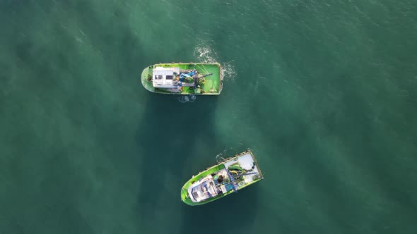 Fishing Boat In Sea